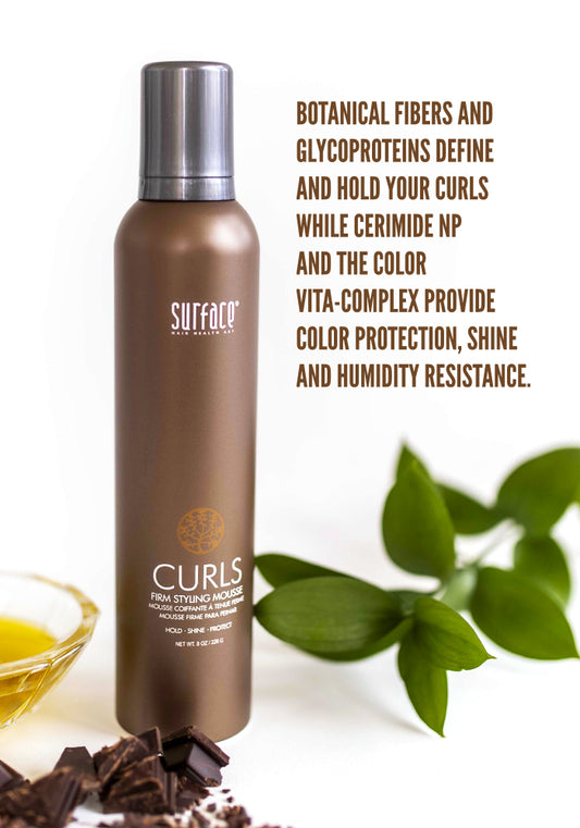 SUR CURLS FIRM STYLING MOUSSE 8 oz