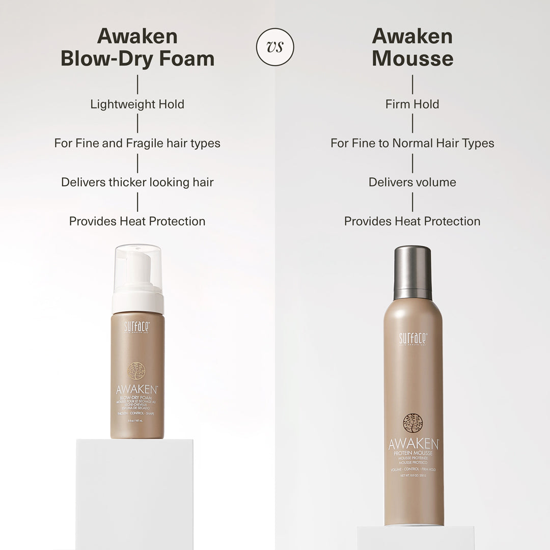 SUR AWAKEN BLOW DRY FOAM 5oz